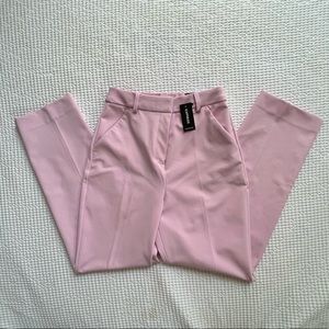 EXPRESS pink high rise pants